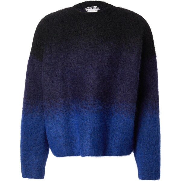 WEEKDAY Sveter Alek námornícka modrá / kráľovská modrá / modrofialová 66373143