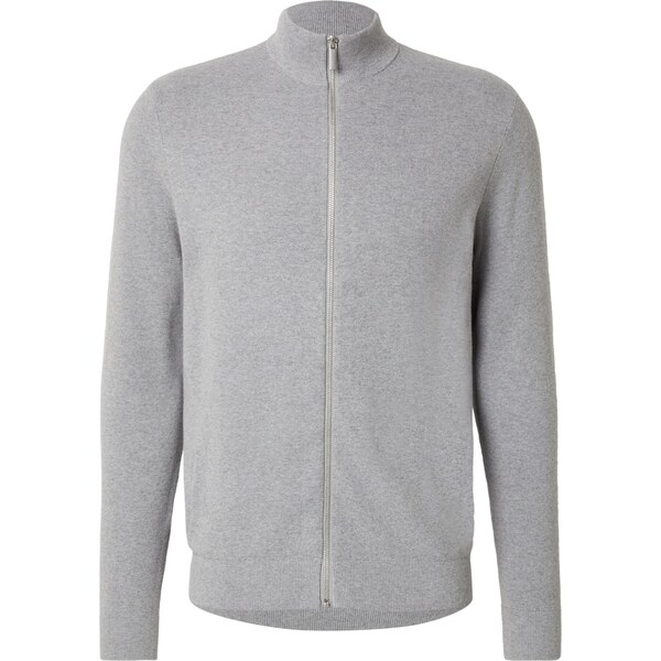 DAN FOX APPAREL Kardigán Valentin svetlosivá 66373178