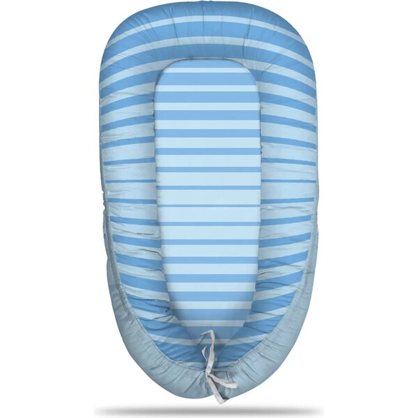 Sablio Hniezdočko pre bábätko Svetlomodré pruhy 65114115