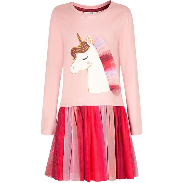 happy girls Šaty ružová / pitaya / ohnivo červená / biela 66382232
