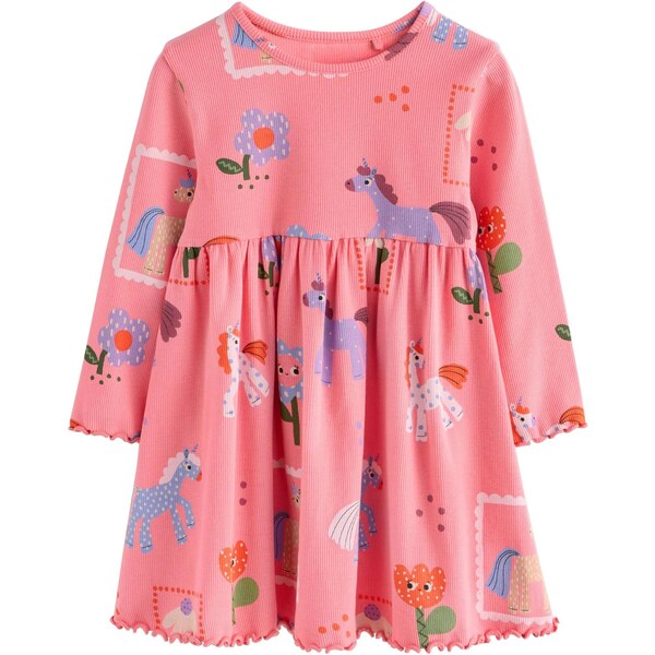 Next Šaty zelená / levanduľová / oranžová / svetloružová 66382579