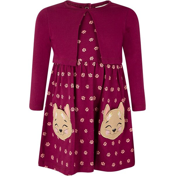 happy girls Šaty tmavočervená 66382623