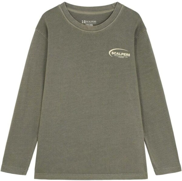 Scalpers Tričko Scworldlstee kaki 66382843