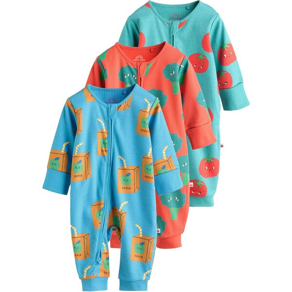 Next Pyžamo modrá / zelená / petrolejová / oranžová / červená 66382883