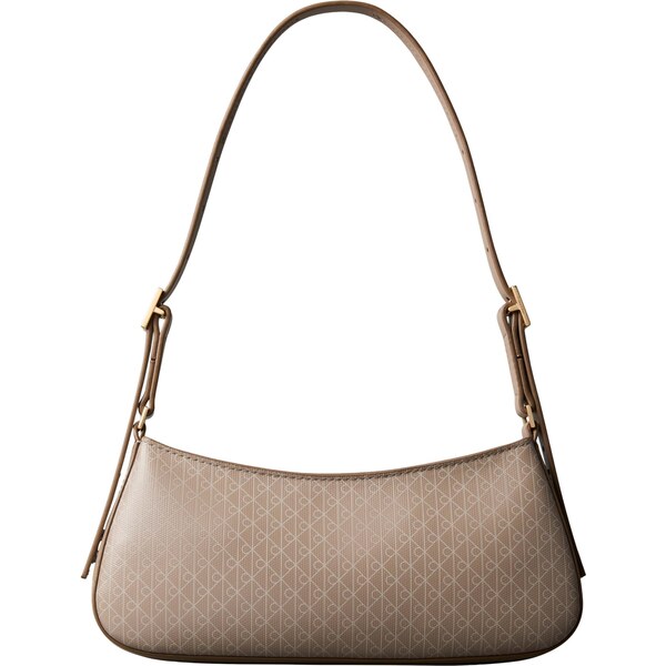 Calvin Klein Kabelka na rameno tmelová / sivobéžová 66382890