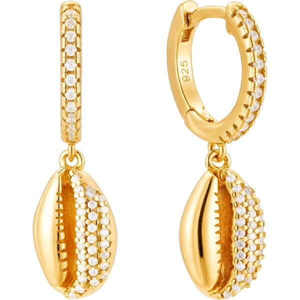 Olivie Strieborné náušnice ZLATÁ MUŠĽA 9946 66381174