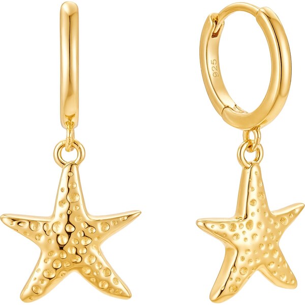 Olivie Strieborné náušnice MORSKÁ HVIEZDICA 9948 66381176