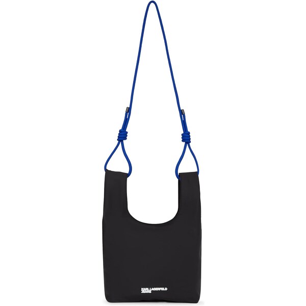 KARL LAGERFELD JEANS Kabelka CORD čierna / prírodná biela 66382912