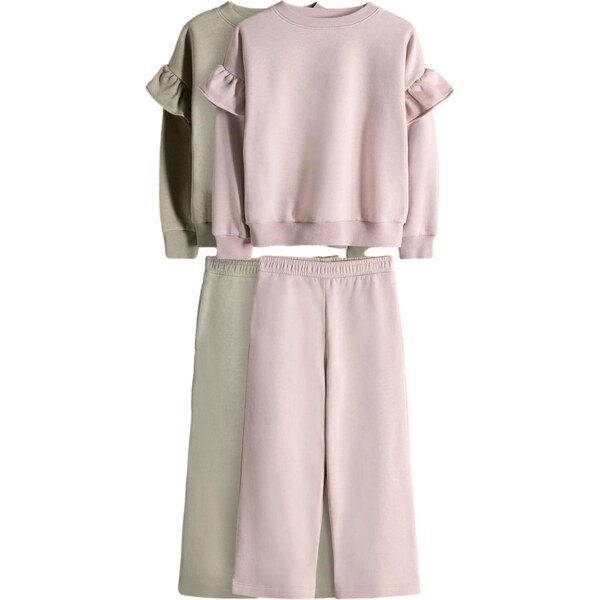 The Set Joggingová súprava svetlohnedá / ružová 66382937