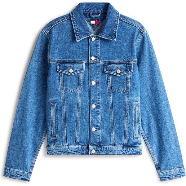 Tommy Jeans Prechodná bunda RYAN modrá denim 66383165