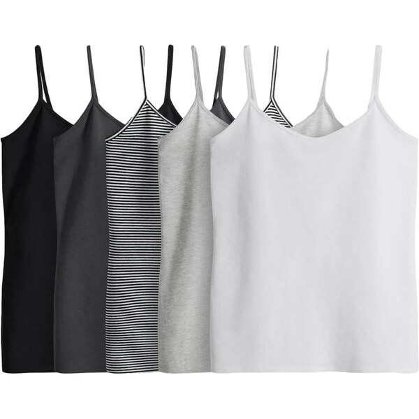 The Set Top svetlosivá / čierna / biela 66383267