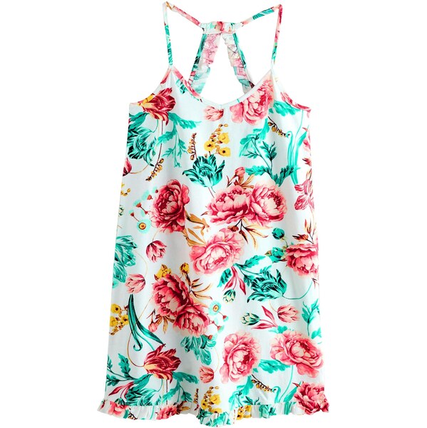 Next Negližé zelená / ružová / biela 66383336