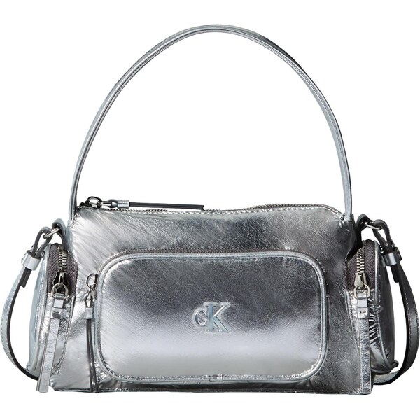 Calvin Klein Kabelka na rameno strieborná 66383449