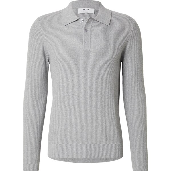 DAN FOX APPAREL Tričko Curt sivá melírovaná 66383463