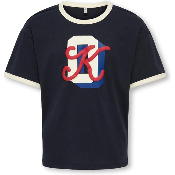 ONLY GIRLS Tričko KOGPELLA tmavomodrá / červená / biela 66383633