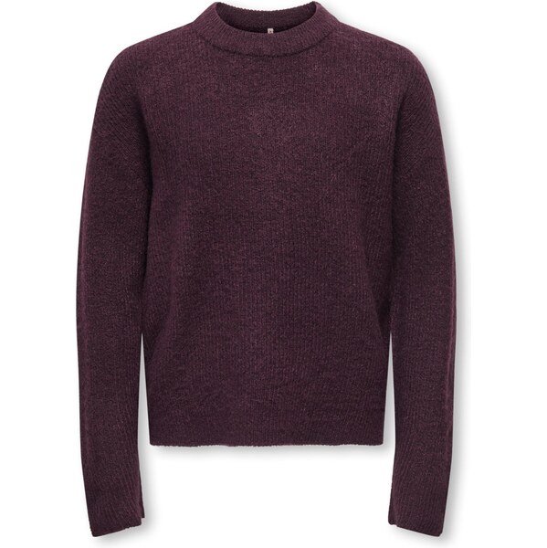 ONLY GIRLS Sveter KOGCAMILLA vínovo červená 66383568