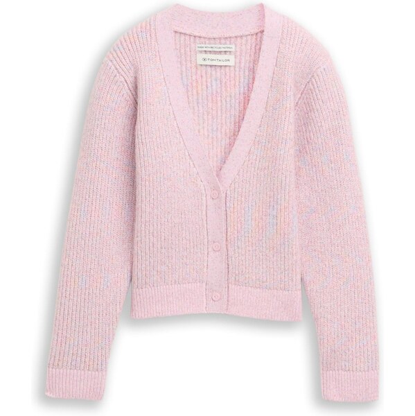 TOM TAILOR Kardigán svetlomodrá / zlatá / neónovo fialová / ružová 66383658