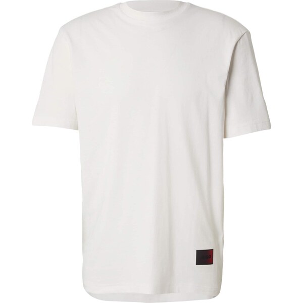 HUGO Tričko Danoto krémová / baklažánová / červená / čierna 66383646