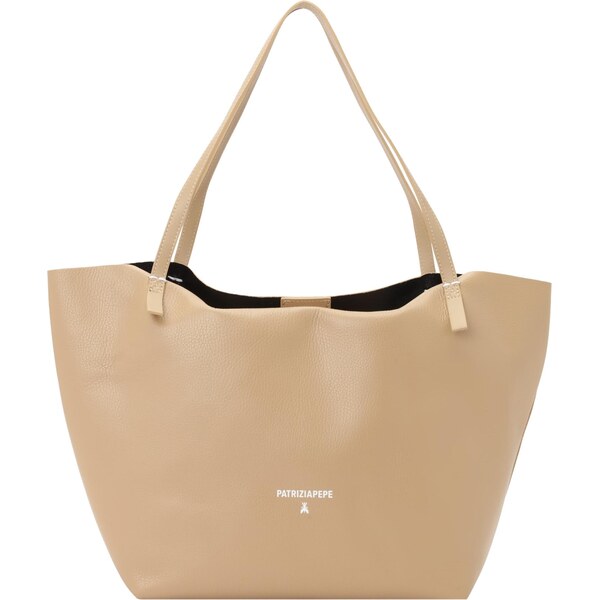 PATRIZIA PEPE Shopper béžová / čierna / biela 66383661