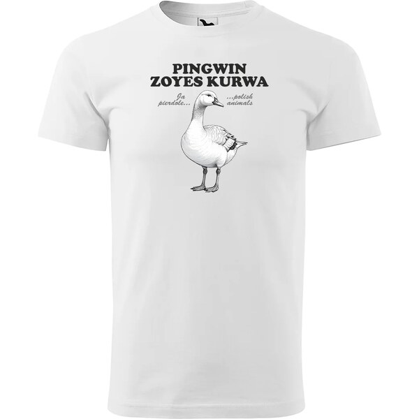 Sablio Tričko s potlačou PINGWIN ZOYES KURWA 65110675