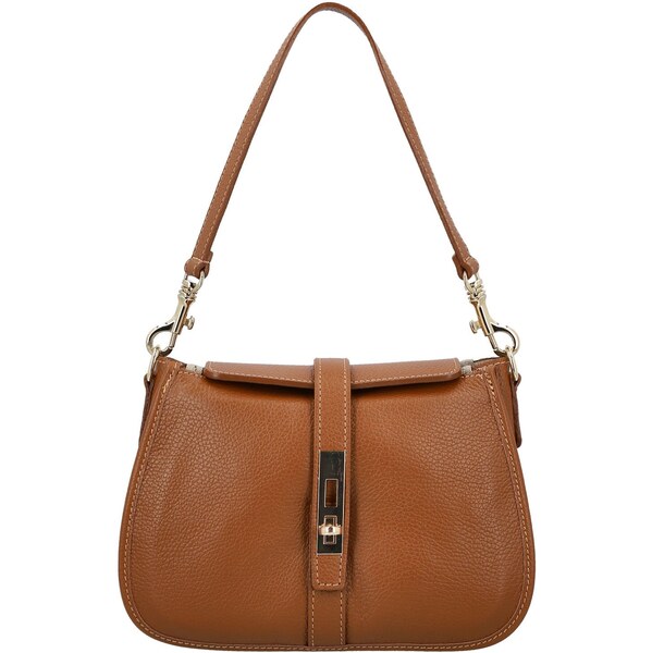 Dámska kabelka na rameno koňaková - Delami Vera Pelle Heloise koňak 66403340