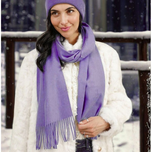 KRUMLOVANKA Šál s ovčou vlnou Cashmere Sensation 35x200cm - 66399395