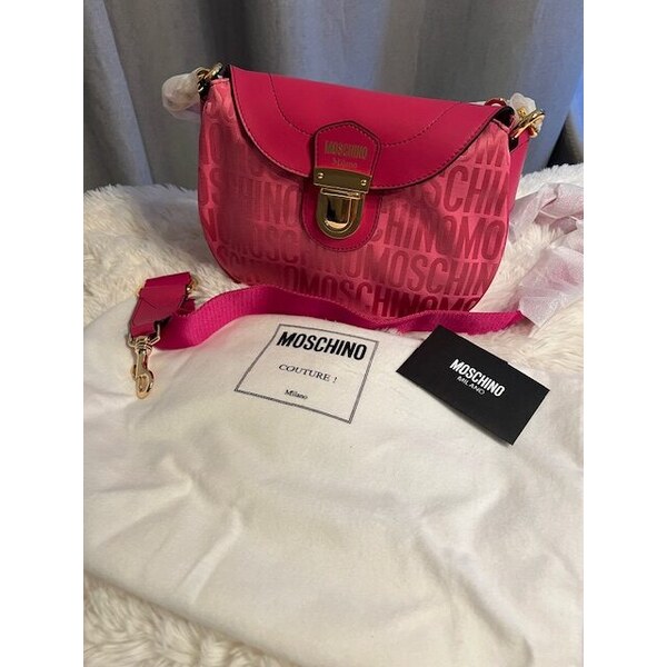 Dámska kabelka MOSCHINO pinky 66390103
