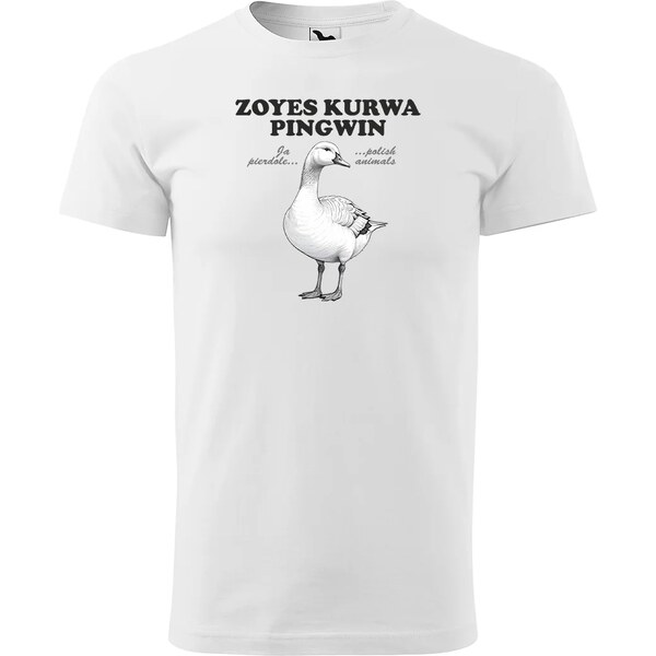 Sablio Tričko s potlačou ZOYES KURWA PINGWIN 65110673