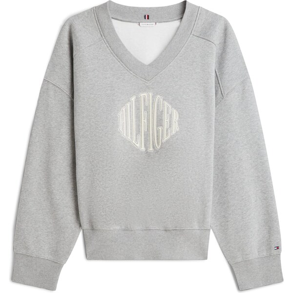TOMMY HILFIGER Mikina VARSITY béžová / sivá 66392831