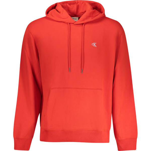 CALVIN KLEIN MENS RED ZIP-UP SWEATSHIRT 66446269