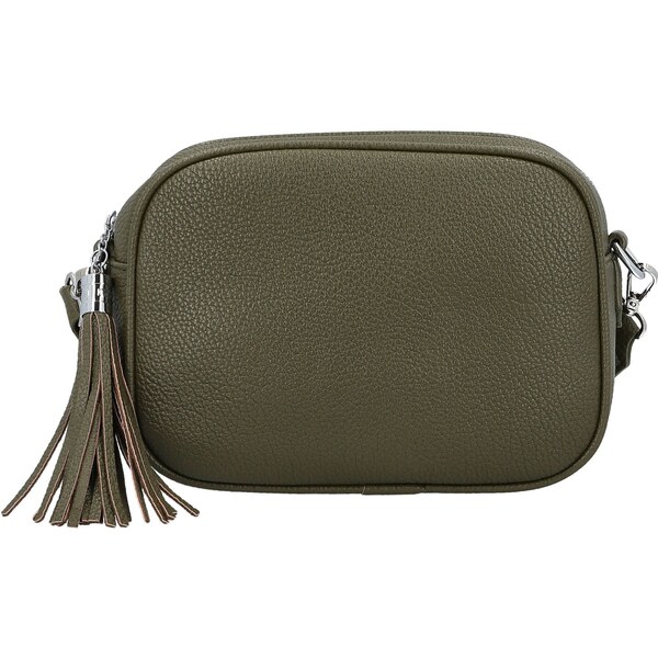 Dámska crossbody kabelka tmavo zelená - Paolo bags Ilana zelená 66455124