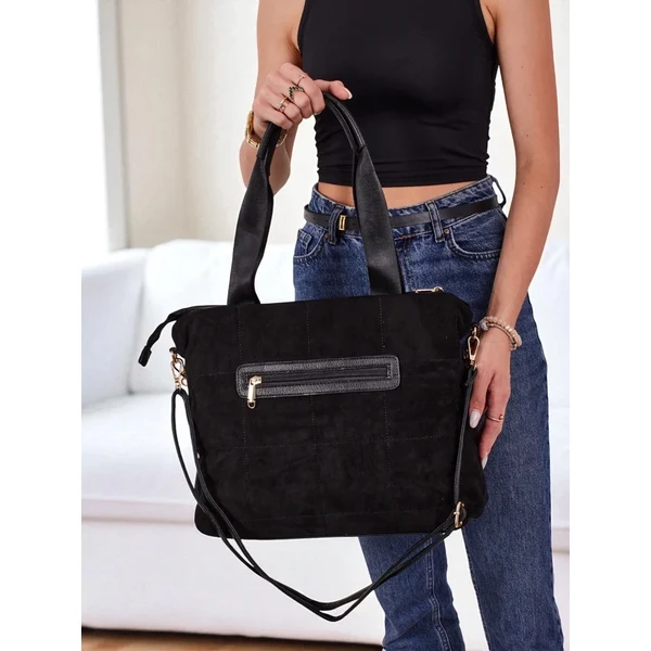 Resti Womens shopper bag eco + suede Azure Veil 66394860