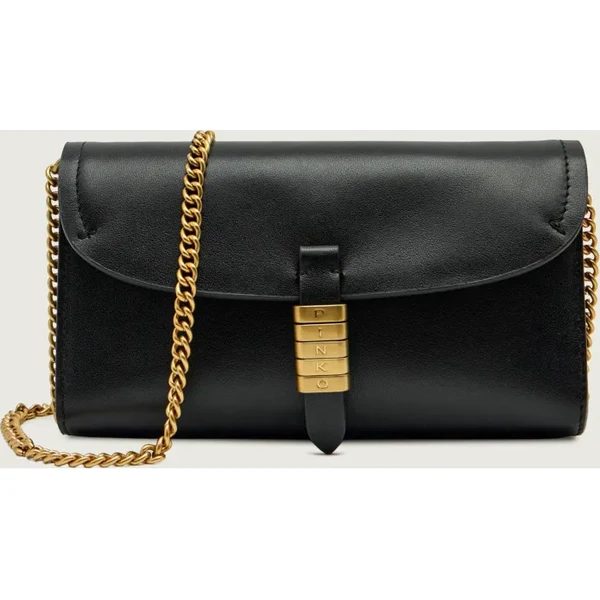 Pinko Kožená listová kabelka / peňaženka SADDLE 66396312