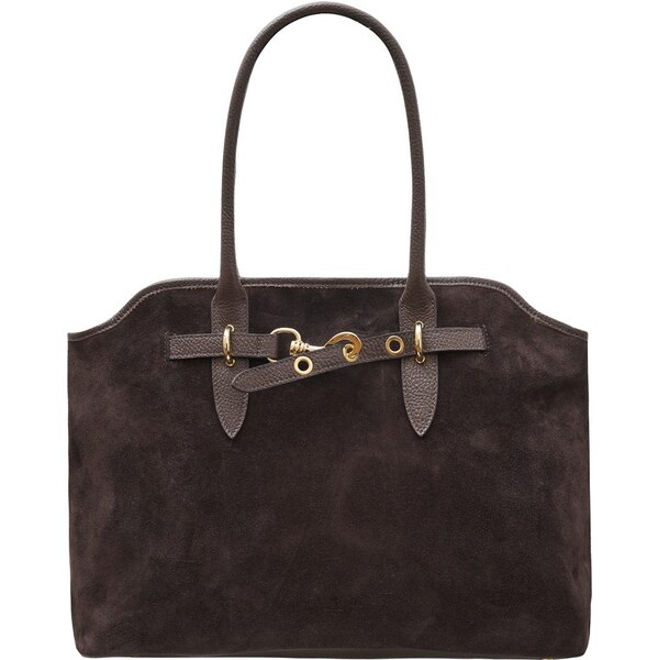 Glamorous by GLAM Kabelka z broušené kůže přes rameno tmavě hnědá 66397761