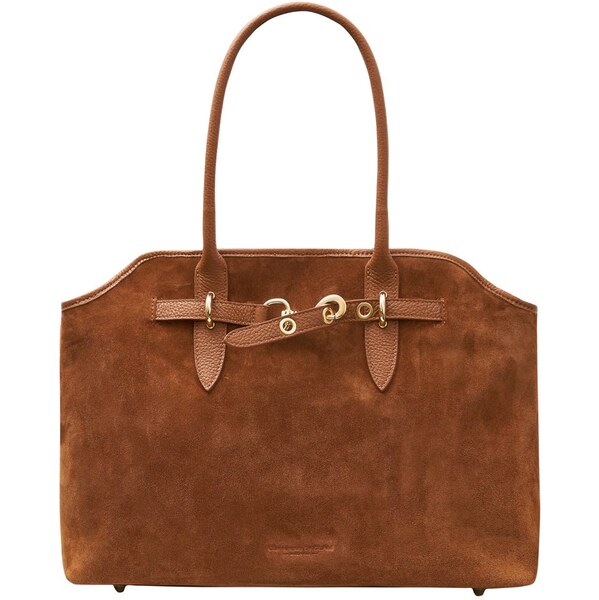 Glamorous by GLAM Kabelka z broušené kůže přes rameno tmavě coyo 66397762