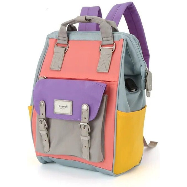 Himawari multifunkčný batoh s USB Multi Trikolor 19L 65229769