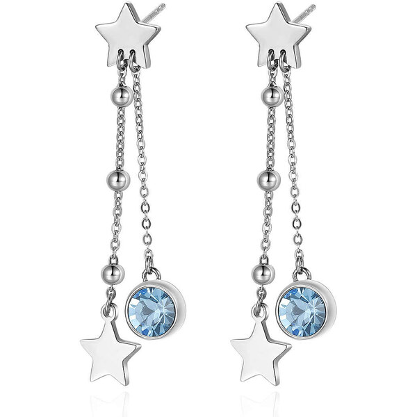 SAgapõ Dlhé oceľové náušnice Aurora SAR19 66581092