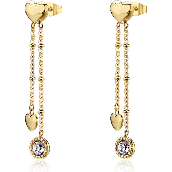 SAgapõ Dlhé pozlátené náušnice s príveskami Aurora SAR71 66578850