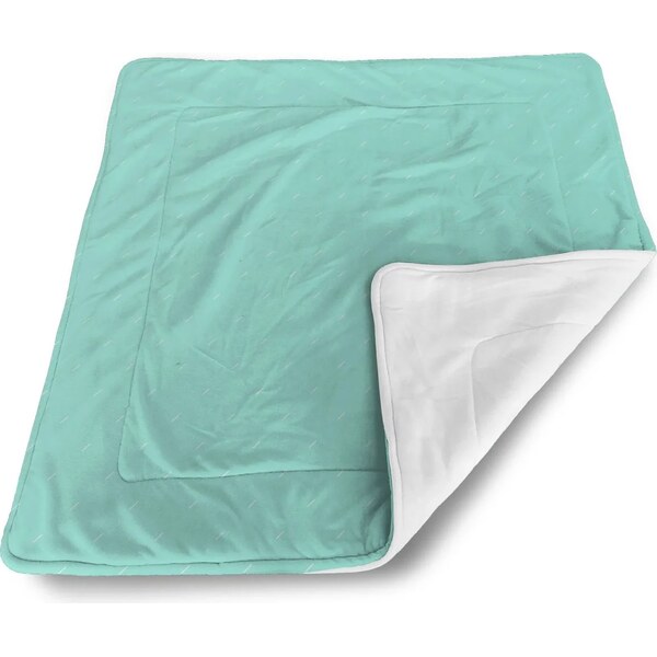 Sablio Deka pre bábätko Biele čiarky na tyrkysovej 60375119