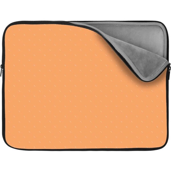Sablio Obal na notebook Biele čiarky na oranžovej 65426954