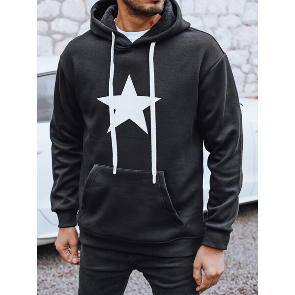 DStreet Čierna mikina s hviezdou 66470483