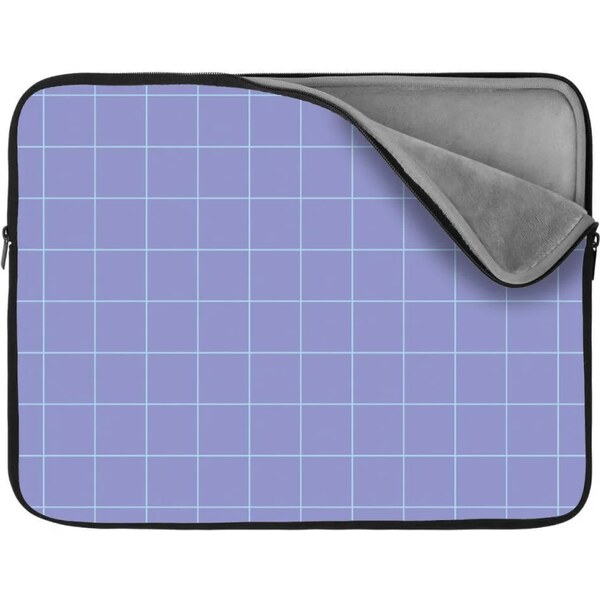 Sablio Obal na notebook Štvorcový vzor fialovej 65427022