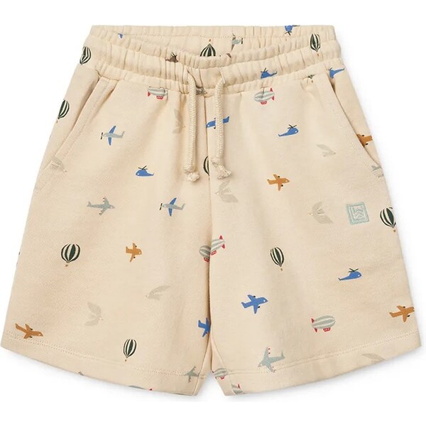 Detské bavlnené šortky Liewood Gram Printed Sweatshorts 63094935