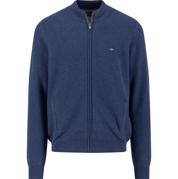 Pánsky bavlnený modrý kardigán FYNCH-HATTON 66421463