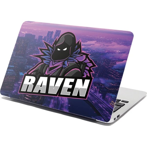 Sablio Samolepka na notebook FORTNITE RAVEN Steampunk mesto 65112503