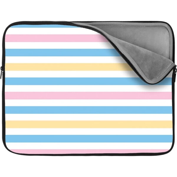Sablio Obal na notebook Farebné pruhy 65430293