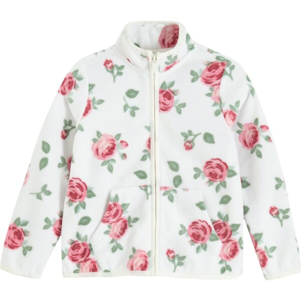 Cool Club Flisová bunda zelená / ružová / červená / biela 66428860