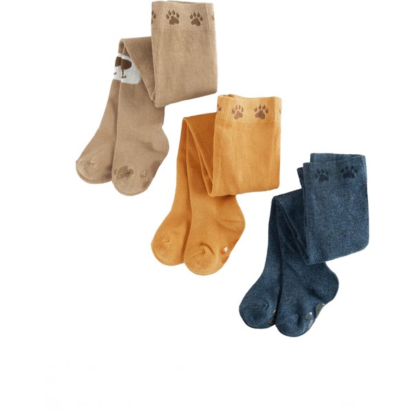 Cool Club Ponožky béžová / námornícka modrá / čokoládová / 66428853