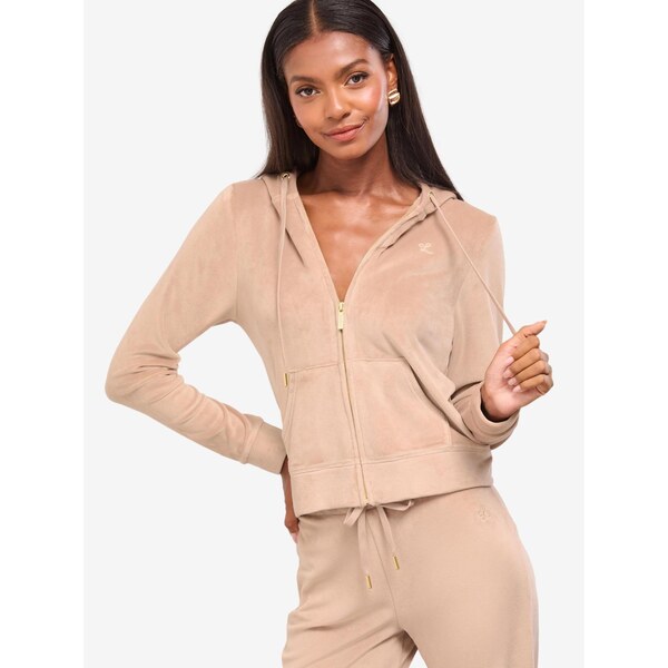 Lipsy Tepláková bunda tmavohnedá 66429271