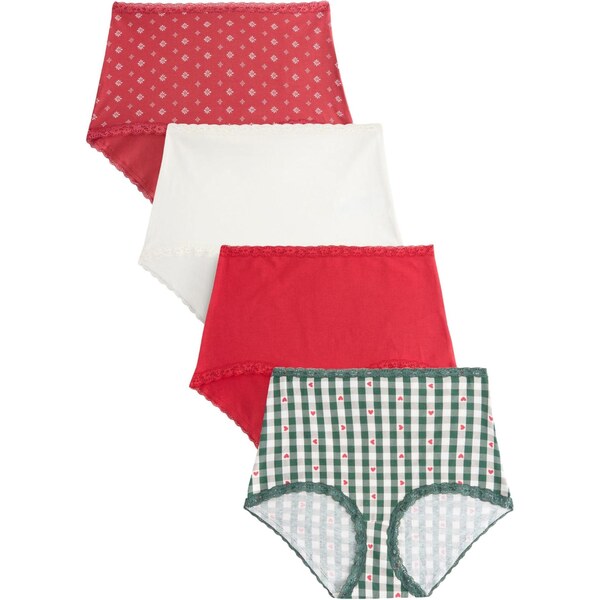 Next Nohavičky béžová / zelená / červená / biela 66429431